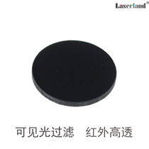 Infrared high-permeability black glass laser filter visible light RGB cut-off 800-1100nm infrared pass