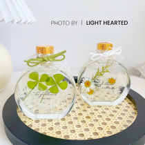 Dried flower immortal flower floating vase plant specimen floating bottle decoration girlfriend birthday lover teachers day gift