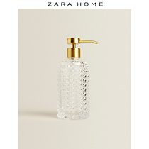 Zara Home Relief glass press type bottle Lotion bottle hand wash bottle empty bottle 46573466990