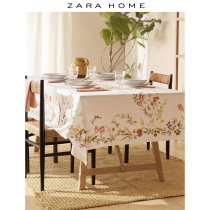 Zara Home JOIN LIFE Series Flower Printed Tablecloth Home Table Tablecloth 47298021250