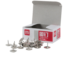 Nickel-plated pushpin studs 100 large head wall nails stationery office supplies