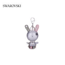 SWAROVSKI MATHILDE SILVER CUTE RABBIT PENDANT KEYCHAIN GIFT