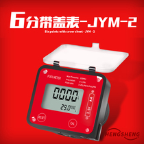 High-precision elliptical gear flowmeter diesel gasoline electronic liquid meter small flow meter with cover meter instantaneous