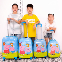Childrens cartoon suitcase Baby small suitcase Boy trolley box Powder suitcase Princess travel girl suitcase