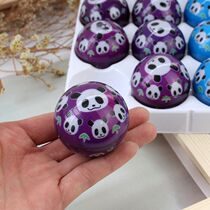 Panda creative ball Flash ball Drift ball toy novelty special luminous ball to send children New Year Childrens Day gifts