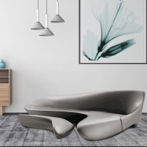 Nordic Sofa chair Moon Sofa Italy Zaha glass fiber reinforced plastic Moon Sofa 7-shaped arc corner combination