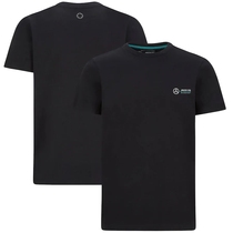 F1-2021 Racing AMG Team Mercedes Small Logo Team Short Sleeve Shirt G 