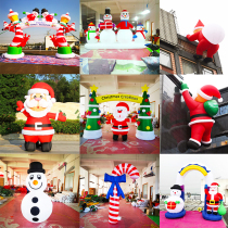 Inflatable Santa Claus Air model custom mall bar climbing snowman cartoon tree luminous model decorative props