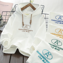 Childrens sweatshirt boy Lianhood hooded sweatshirt Spring autumn style 2022 new Chauchai qi Childrens casual blouses Korean version