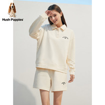 Hush Puppies Leisure Walker Womens 2022 Spring Home Can Wear Polo Shirt Couples) WC-22104D