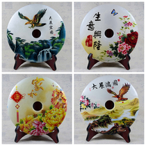 Natural Afghan Jade 20cm Jade Jade buckle jade bi safe buckle and Clan Jade decoration large living room wine cabinet