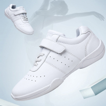 Ying Rui Athletics Bodybuilding Shoes Girls Dance Shoes Professional White Race Training Shoes Competition Gymnastics Shoes