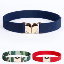 30mm middle and big children elastic belt belt girl junior high school students have elastic belly dress waist seal