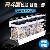 Fish tank filter upper acrylic filter box Homemade fish tank upper filter tank external drip box Filter box
