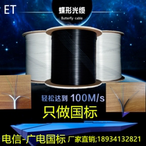 Factory straight hair indoor two steel wire three steel wire 1 Core 2 core 4 core finished leather wire fiber optic cable national standard