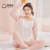 Autumn clothes and trousers womens cotton thermal underwear set Girls big children junior high school students teenagers sweater 12 years old