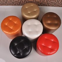 Changing shoes stool leather stool furniture stool bench footrest stool tea table small stool round stool comb makeup stool pier stool pimpier