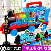 Train track simulation rail slide toy super long sliding boy large train high speed rail harmony track