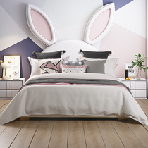 Children Room Boilerplate Room Bedding Kit Simple public main Wind Children Girls room Soft beds Multi-piece sets