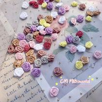 Chen Mas home high quality 1cm ribbon Rose finished DIY material BJD baby clothes hair accessories gift decoration