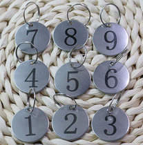 Stainless steel number Any pick number plate Custom cup number plate Classification mark plate Metal lettering number plate Restaurant menu