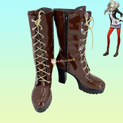 taobao agent Goddess Different Records 5 high -roll apricot COS shoe customization 1390 anime game characters COSPLAY shoes customization