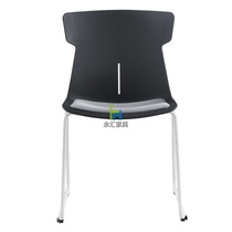Plastic steel office chair Staff conference chair Integrated training desk chair Color dining table chair Multimedia classroom student chair