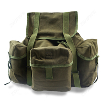 WWII US Army M14 Sail Bag Retro Double Shoulder Backpack Large Capacity Backpack Double Shoulder Bag Retro