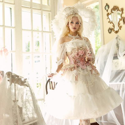 taobao agent [New product] Glass gauze violence A classical doll skirt/swan antique inside full pre -sale