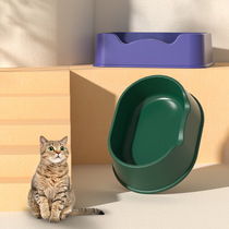 Cat litter box cat toilet open splashing proof with sand kittens small litter Basin semi-enclosed pet cat supplies