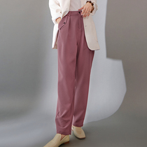 Small sub-exclusive meiyang Meiyang (spot) Carmen prequer with high waist and loose western dress pants spring and autumn women