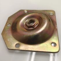 Furniture accessories Hexagonal iron piece table leg connecting piece solid wood table foot connection fixing accessories inclined vertical m8 screw