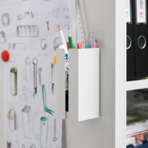 House mushroom Japanese magnet storage box Kitchen cling film bag Wall-mounted storage box free hole magnetic storage rack