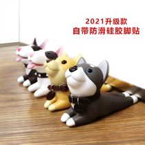Door stopper door stopper door door blocking creative cartoon blocking door windproof anti-collision top door plug wedge Holder