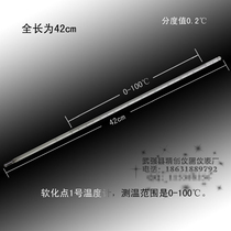 Jingchuang package inspection high precision 0 2 ℃ precision mercury thermometer glass rod type thermometer between-30-300