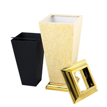 Southern GPX-217 Conical Hotel trash can lobby vertical stainless steel cigarette butts trash bin ashtray ashtray