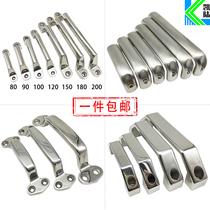 Low price promotion Stainless steel handle 304 solid cabinet door handle Load-bearing industrial handle Equipment door heavy handle