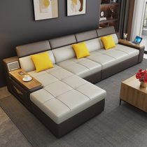 Luxury technology cloth sofa bed living room 2021 new foldable dual-purpose double multi-function corner Noble Concubine