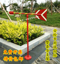 Luminous wind vane micro-small direction indicator metal wind speed vane wind vane weather chemical oil