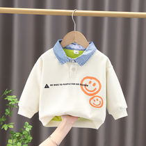 Childrens sweatshirt boys spring autumn season baby polo shirt with new boy clothes for childrens spring clothing foreign air tide child clothing