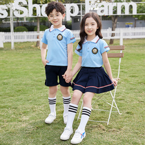 Kindergarten garden clothes summer clothes Cotton College Style class clothes first grade school uniforms summer sports suits customization