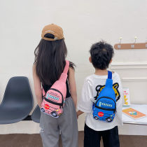 Child Packs Bag Boy Skew Satchel HANDSOME FASHION BABY PERSONALITY CHEST BAG MALE GIRL HAN TIE BAG ZERO WALLET 6