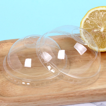 Disposable arch cover 9 0 9 5CM caliber injection molding cover flat cover leak-proof cover Plastic milk tea cup lid