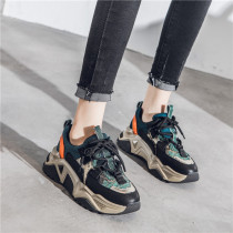 European station 2021 autumn and winter New ins Zhi smoked daddy shoes women platform sports casual shoes Joker Street trendy shoes