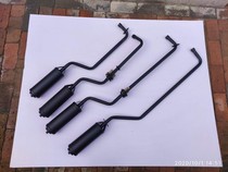 Tricycle Motorcycle Dajiang 110 Power 100 110 Zong Shen Lifan Old Head Music Horizontal Muffler Exhaust Pipe