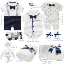 Newborn baby gift box clothes suit male baby newborn gift full moon gift 100 day gift gift