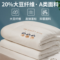 Class A Soybean Fiber Quilt Spring Autumn Quilt All Season Universal Single Double Air Conditioning By Summer Cotton By Summer Cool Quilt Core