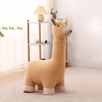 Alpaca animal stool children's sofa creative doll cartoon ornaments living room net red small sofa shape seat