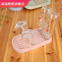 Baby bottle drying rack drying rack drain holder water cup holder storage box storage box drying bottle rack
