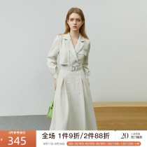 VersaceLene 22FS3124 saltable can be sweet and gentle windbreaker style dress womens autumn 2022 new skirt